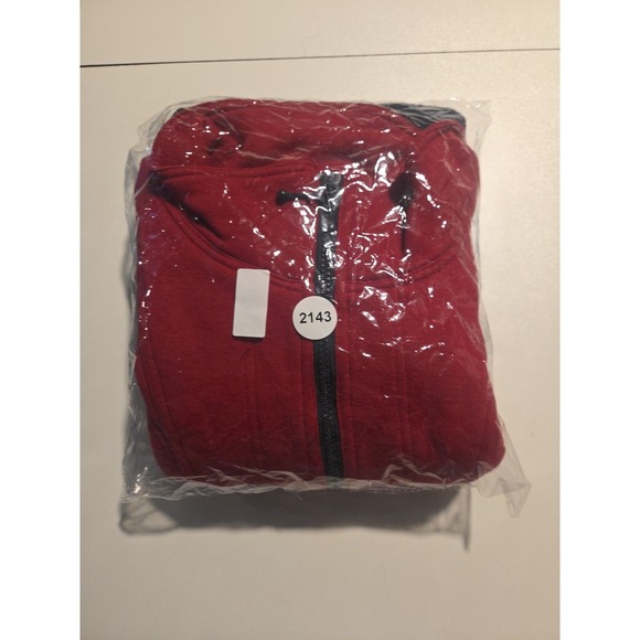 Knights of Round Table Red Navy White Quarter Zip, Adult XL Pullover, Sweatshirt - Picture 7 of 7